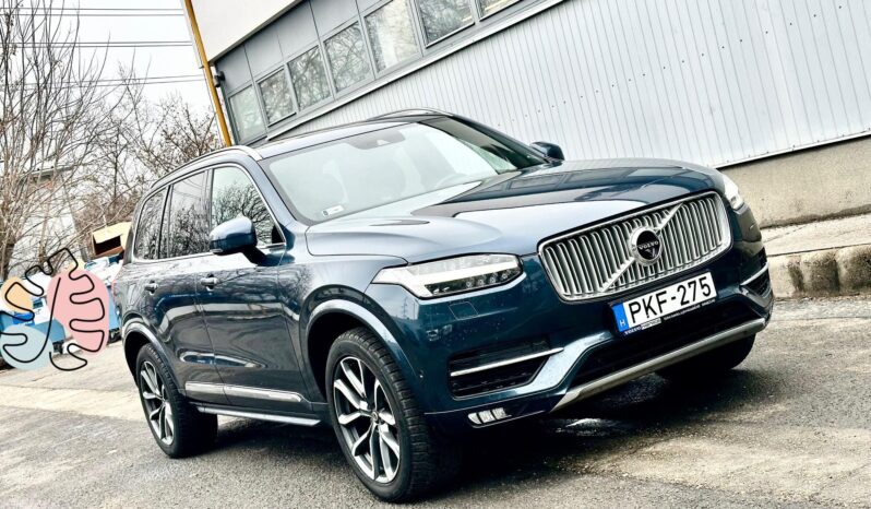 VOLVO XC90 2.0 [D5] Inscription Geartronic (7 személyes ) MAGYAR-PANORÁMATETŐ-360’KAMERA-LED-SÉRÜLÉSMENTES! teljes