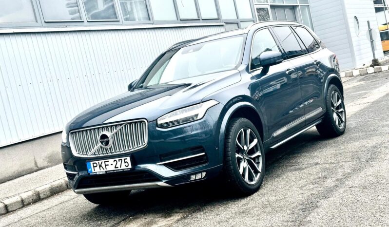 VOLVO XC90 2.0 [D5] Inscription Geartronic (7 személyes ) MAGYAR-PANORÁMATETŐ-360’KAMERA-LED-SÉRÜLÉSMENTES! teljes