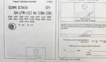 SKODA OCTAVIA 1.4 TSI Style MAGYAR-VEZ.SZ.KÖNYV-135eKM-KÉT TULAJDONOS-SÉRÜLÉSMENTES! teljes
