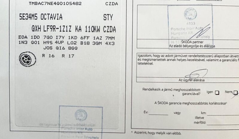 SKODA OCTAVIA 1.4 TSI Style MAGYAR-VEZ.SZ.KÖNYV-135eKM-KÉT TULAJDONOS-SÉRÜLÉSMENTES! teljes