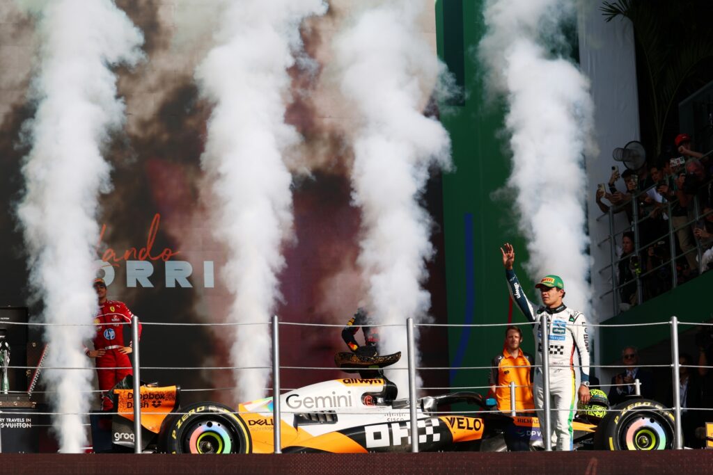 A helyiek nem örültek, hogy Lando Norris fölényes győzelmével átvette a vezetést a vb-tabellán a Forma–1-es Mexikóvárosi Nagydíjon. A dobogósok nyilatkozatai.