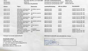 HYUNDAI I30 1.4 T-GDi Premium MAGYAR-VEZ.SZ.KÖNYV-85eKM-TOL.KAMERA-ÜLÉSFŰTÉS-NAVI-SÉR.MENTES! teljes