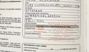 KIA SPORTAGE 1.6 GDI LX Exclusive MAGYAR-VEZ.SZ.KÖNYV-71eKM-NAVI-KAMERA! teljes