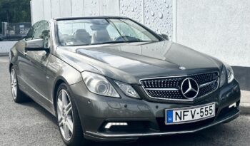 MERCEDES-BENZ E 250 CDI BlueEFFICIENCY Avantgarde CABRIO-AUTOMATA VÁLTÓ-TEMPOMAT-ÜLÉSFŰTÉS-BÉZS BŐR !! teljes