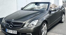 MERCEDES-BENZ E 250 CDI BlueEFFICIENCY Avantgarde CABRIO-AUTOMATA VÁLTÓ-TEMPOMAT-ÜLÉSFŰTÉS-BÉZS BŐR !!