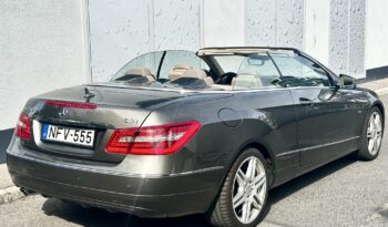 MERCEDES-BENZ E 250 CDI BlueEFFICIENCY Avantgarde CABRIO-AUTOMATA VÁLTÓ-TEMPOMAT-ÜLÉSFŰTÉS-BÉZS BŐR !! teljes