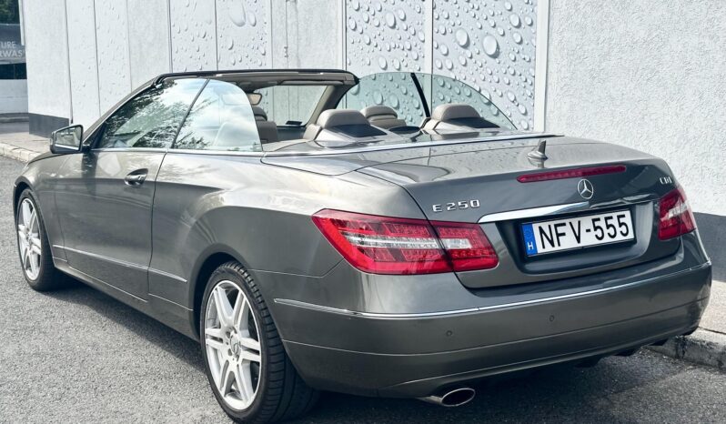 MERCEDES-BENZ E 250 CDI BlueEFFICIENCY Avantgarde CABRIO-AUTOMATA VÁLTÓ-TEMPOMAT-ÜLÉSFŰTÉS-BÉZS BŐR !! teljes