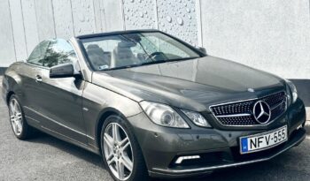 MERCEDES-BENZ E 250 CDI BlueEFFICIENCY Avantgarde CABRIO-AUTOMATA VÁLTÓ-TEMPOMAT-ÜLÉSFŰTÉS-BÉZS BŐR !! teljes