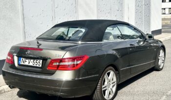 MERCEDES-BENZ E 250 CDI BlueEFFICIENCY Avantgarde CABRIO-AUTOMATA VÁLTÓ-TEMPOMAT-ÜLÉSFŰTÉS-BÉZS BŐR !! teljes