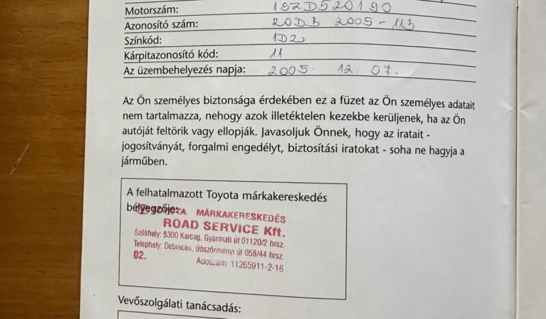 TOYOTA YARIS 1.0 Blue MAGYAR-GARANTÁLT KM-RENDSZERESEN SZERVIZELT-MŰSZAKI:2027.12-IG! teljes